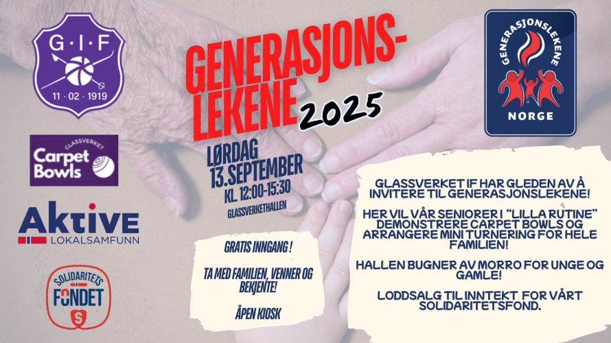 GENERASJONSLEKENE 2025