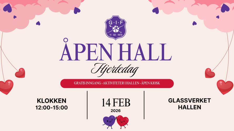 Åpen hall - Hjertedag💜❤️